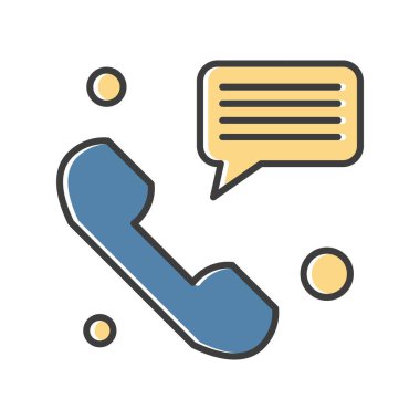 Konuşma balonu vektör çizimi 