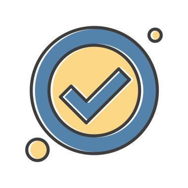 Vektör Kabul simgesi, vektör, illüstrasyon, Ağ kavramı 