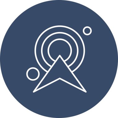 Vektör kulesi sinyal simgesi, vektör, illüstrasyon, Ağ konsepti