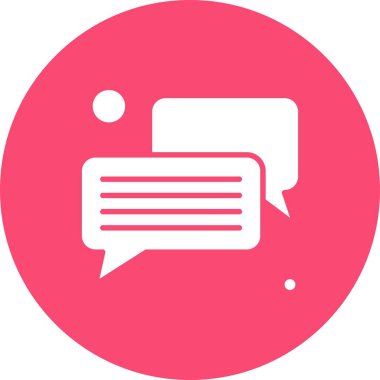 Konuşma balonu vektör çizimi 