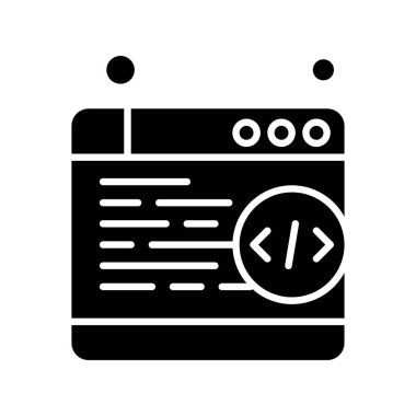 Vektör Tarayıcı simgesi, vektör, illüstrasyon, Ağ kavramı