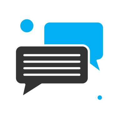 Konuşma balonu vektör çizimi 