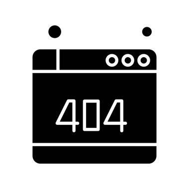 Web sitesi simgesi, vektör illüstrasyonu, İnternet konsepti  