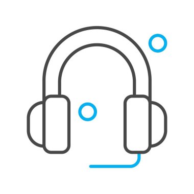  Vektör kulaklık ağı simgesi