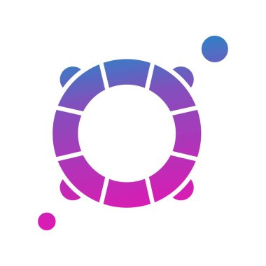 Modern ikon vektör illüstrasyonu, yaz tatili konsepti 