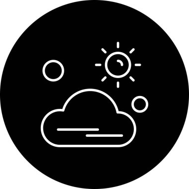 Modern ikon vektör illüstrasyonu, yaz tatili konsepti 