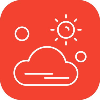 Modern ikon vektör illüstrasyonu, yaz tatili konsepti 