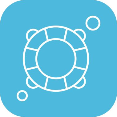 Modern ikon vektör illüstrasyonu, yaz tatili konsepti 