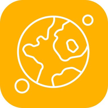 Modern ikon vektör illüstrasyonu, yaz tatili konsepti 