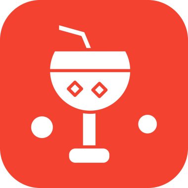 Modern ikon vektör illüstrasyonu, yaz tatili konsepti 