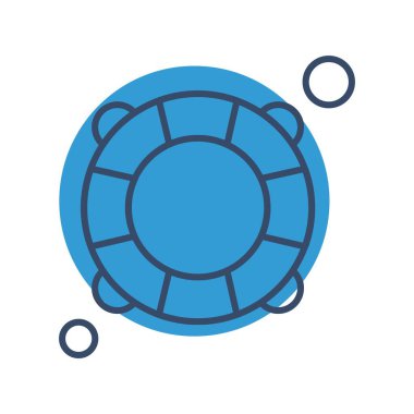 Modern ikon vektör illüstrasyonu, yaz tatili konsepti 