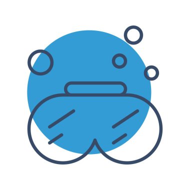 Modern ikon vektör illüstrasyonu, yaz tatili konsepti 