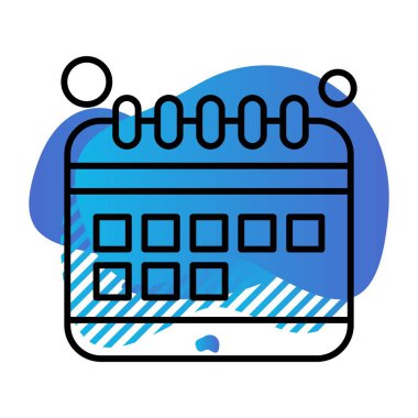 Modern ikon vektör illüstrasyonu, yaz tatili konsepti 