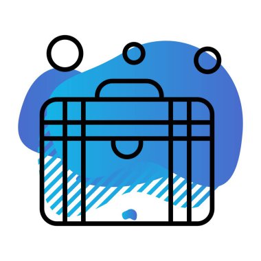 Modern ikon vektör illüstrasyonu, yaz tatili konsepti 