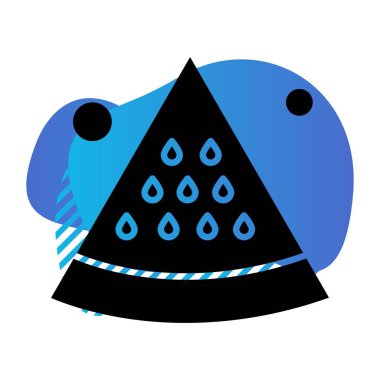 Modern ikon vektör illüstrasyonu, yaz tatili konsepti 