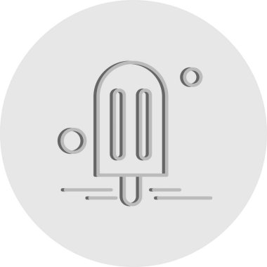 Vektör dondurma Ico, vektör illüstrasyon