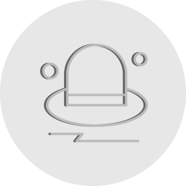 Vektör Kaptan Ico, vektör illüstrasyonu