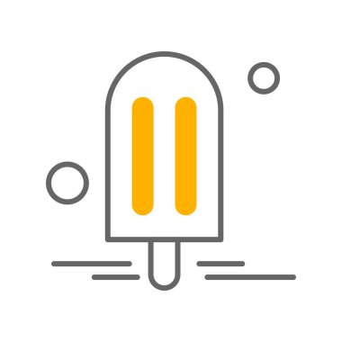 Vektör dondurma Ico, vektör illüstrasyon