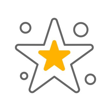 yıldız simgesi vektör illüstrasyonu