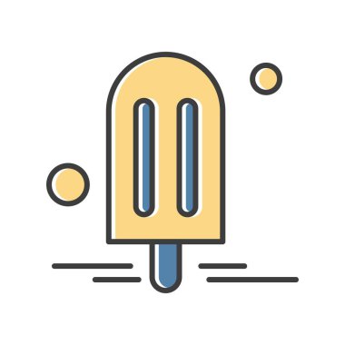 Vektör dondurma Ico, vektör illüstrasyon