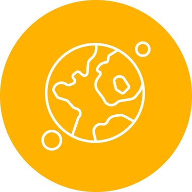 Vektör Toprak Simgesi, vektör illüstrasyonu  