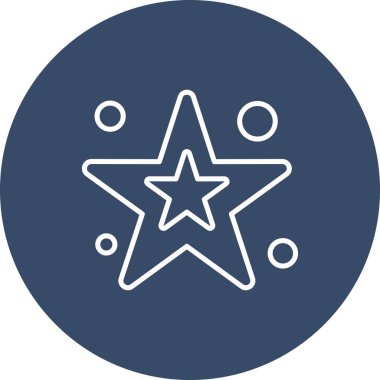 yıldız simgesi vektör illüstrasyonu