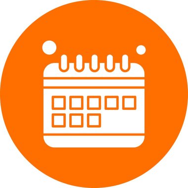  Vektör Takvim Simgesi, vektör illüstrasyonu  