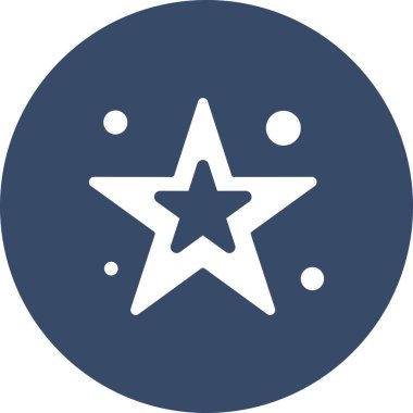 yıldız simgesi vektör illüstrasyonu