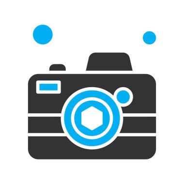 Vektör Kamera Simgesi, vektör illüstrasyonu  