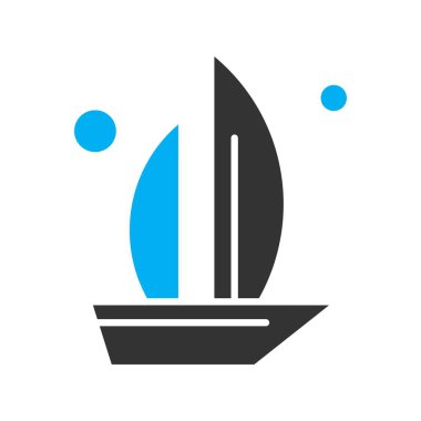 Modern ikon vektör illüstrasyonu, yaz tatili konsepti 