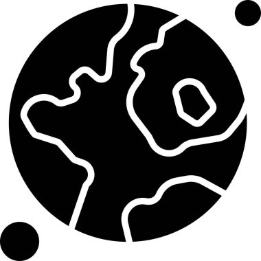 Vektör Toprak Simgesi, vektör illüstrasyonu  