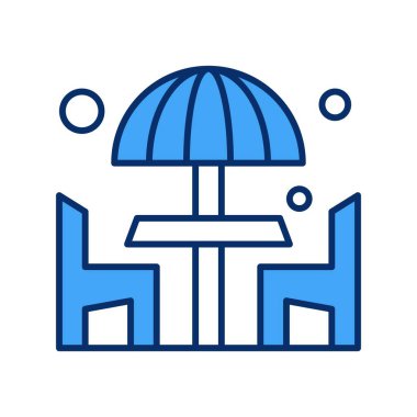 Vektör Akşam Yemeği simgesi, vektör, illüstrasyon, ev ve yaşam konsepti