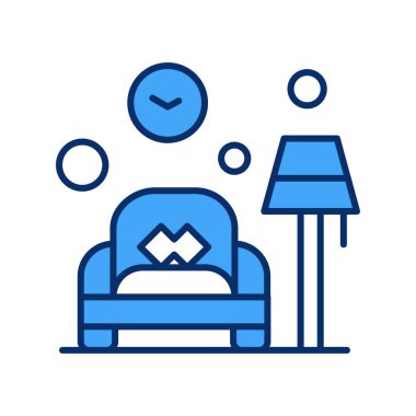 Vektör yumrusu simgesi, vektör, illüstrasyon, ev ve yaşam konsepti