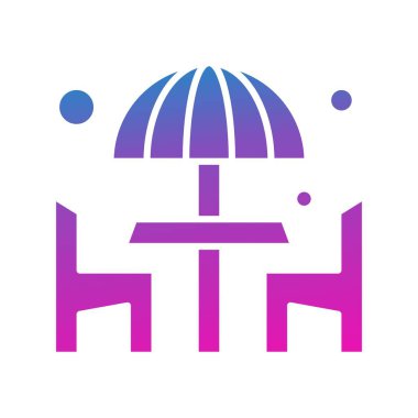 Vektör Akşam Yemeği simgesi, vektör, illüstrasyon, ev ve yaşam konsepti