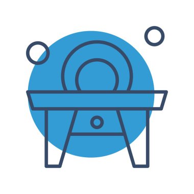 Vektör Dresser simgesi, vektör, illüstrasyon, ev ve yaşam konsepti