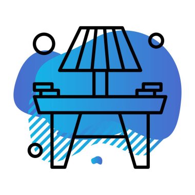 Vektör yumrusu simgesi, vektör, illüstrasyon, ev ve yaşam konsepti