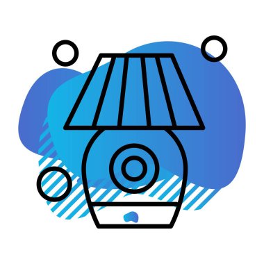 Vektör yumrusu simgesi, vektör, illüstrasyon, ev ve yaşam konsepti