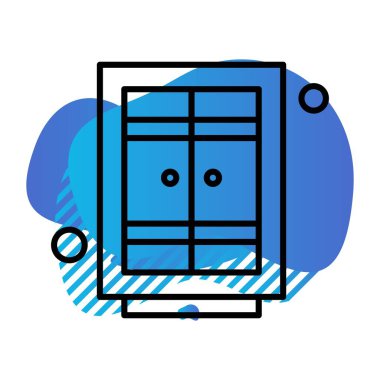  Vektör pencere simgesi, vektör, illüstrasyon, ev ve yaşam konsepti