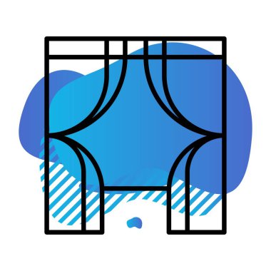  Vektör pencere simgesi, vektör, illüstrasyon, ev ve yaşam konsepti