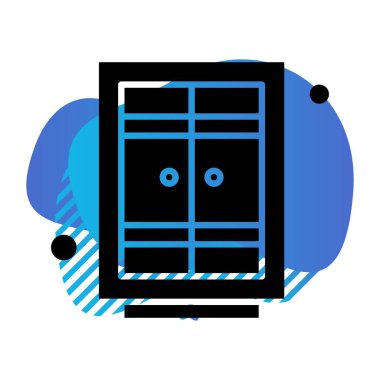  Vektör pencere simgesi, vektör, illüstrasyon, ev ve yaşam konsepti