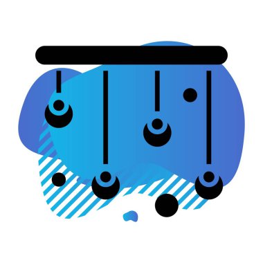 Vektör Avizesi Simgesi, vektör illüstrasyonu