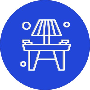 Vektör yumrusu simgesi, vektör, illüstrasyon, ev ve yaşam konsepti