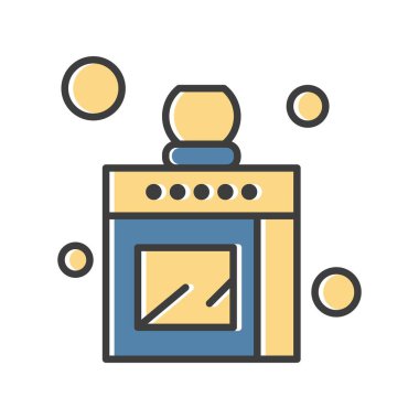 Vektör mutfak simgesi, vektör, illüstrasyon, ev ve yaşam konsepti