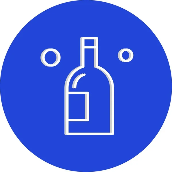 Vetor Álcool Ico Ilustração Vetorial —  Vetores de Stock