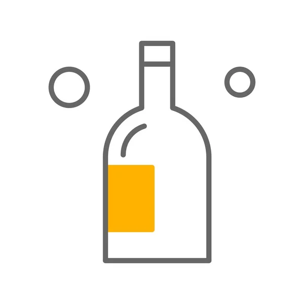 Vector Alcohol Ico Ilustración Vectorial — Vector de stock
