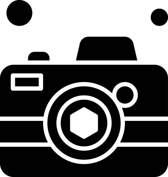 Vector Camera Icon Vector Illustration — Stock Vector