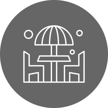 Vektör Akşam Yemeği simgesi, vektör, illüstrasyon, ev ve yaşam konsepti