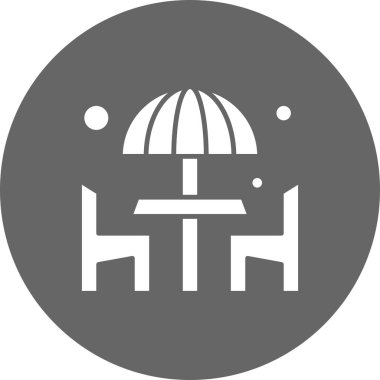 Vektör Akşam Yemeği simgesi, vektör, illüstrasyon, ev ve yaşam konsepti