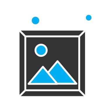 Vektör Resim simgesi, vektör, illüstrasyon, ev ve canlı konsept