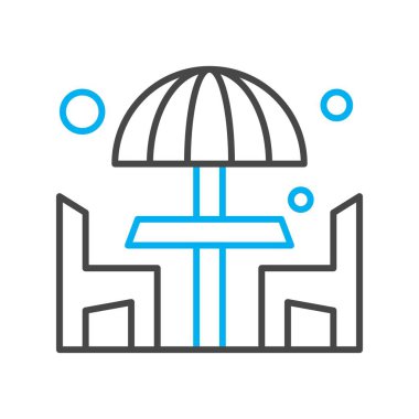 Vektör Akşam Yemeği simgesi, vektör, illüstrasyon, ev ve yaşam konsepti